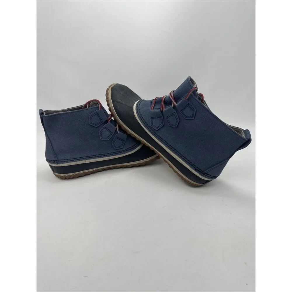 Womens Sorel “Out N About” Waterproof Rain Snow Boot Blue NL2339-478 Size 9.5